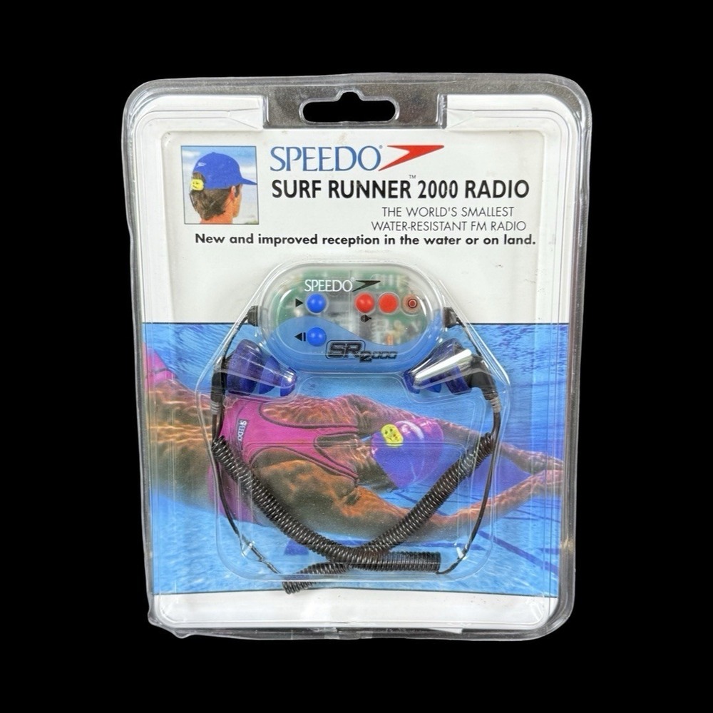 Speedo Surf Runner 2000 Radio Worlds Smallest Water Resistant New in Package
